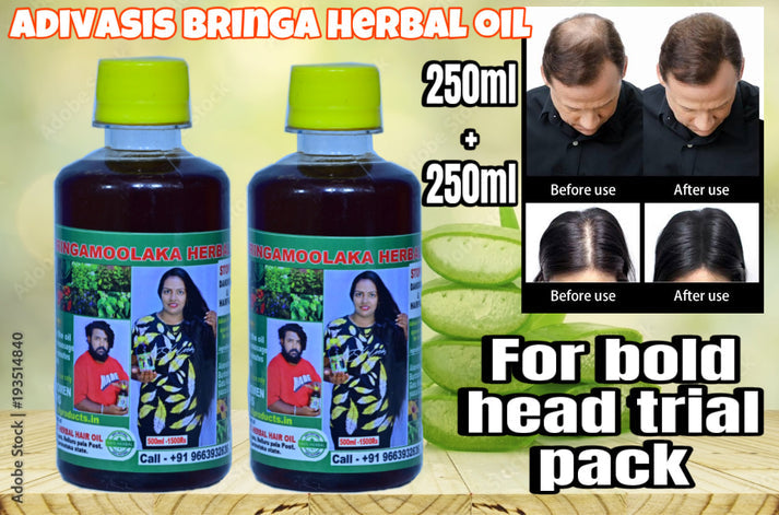 Adivasi Bringa Herbal Hair Growth Oil (100% Original)