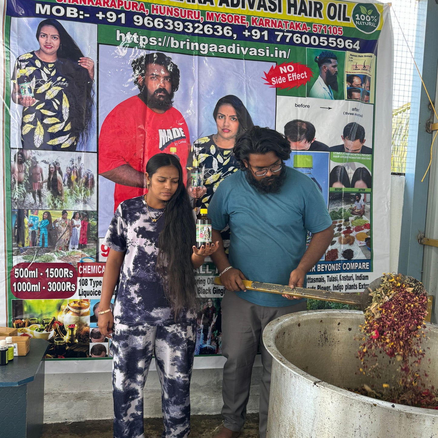 Adivasi Bringa Herbal Hair Growth Oil (100% Original)